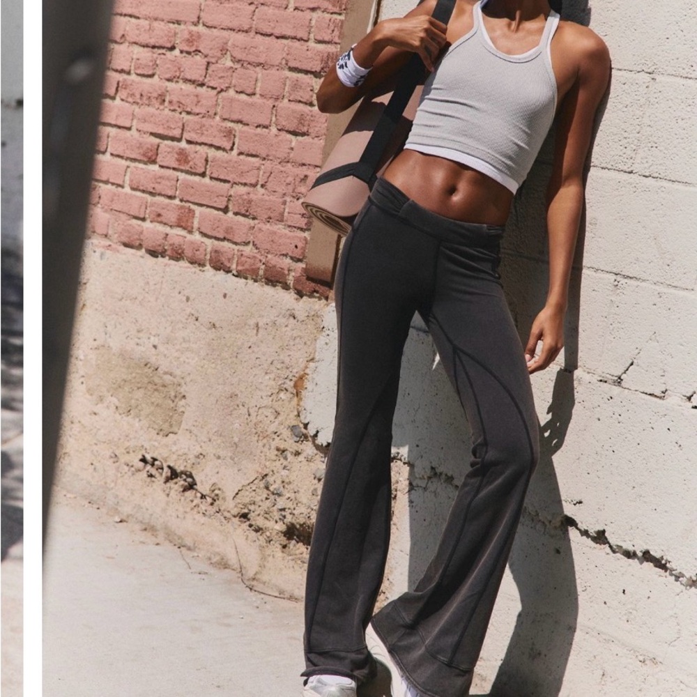 FP Movement Charcoal Grey Flare Pants